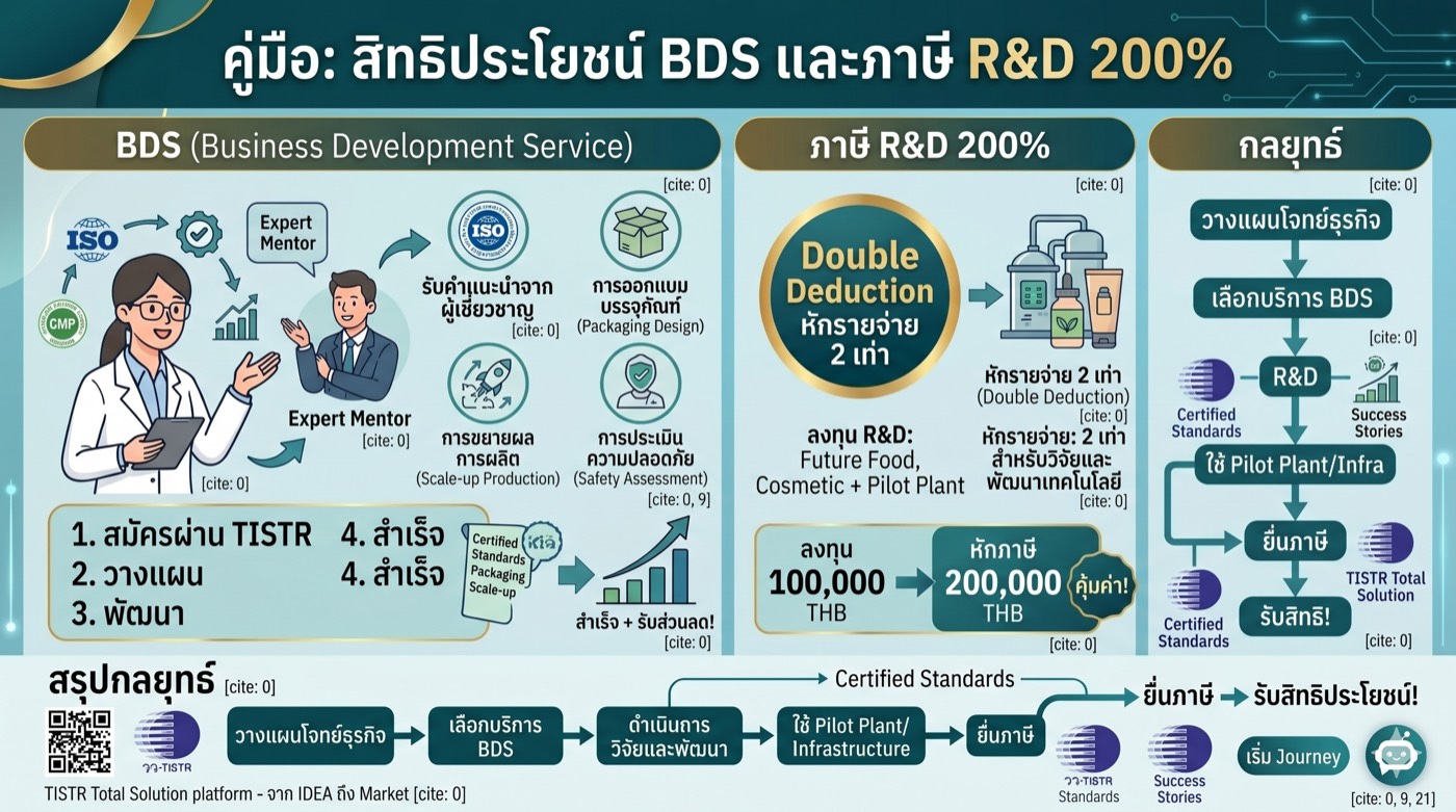 สิทธิประโยชน์ BDS และภาษี 200% ใช้อย่างไรให้คุ้ม